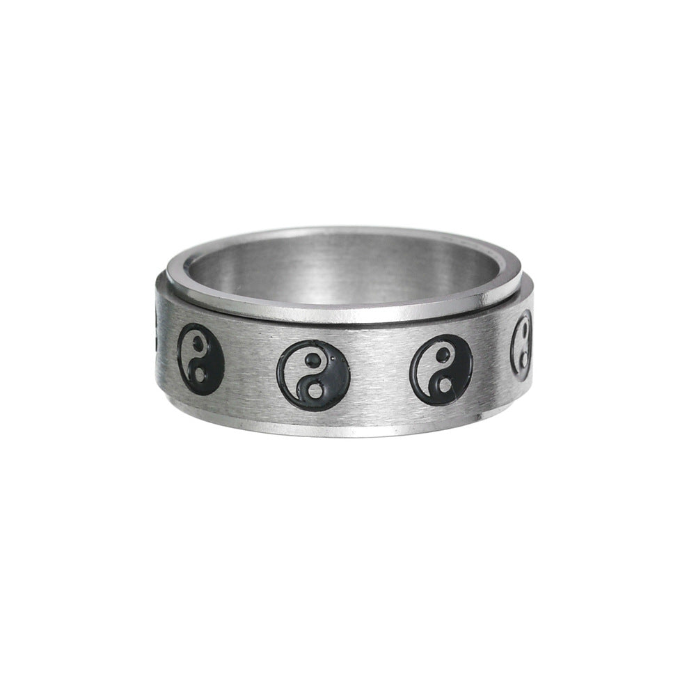 Bague décompression anti-stress en acier inoxydable pour tous