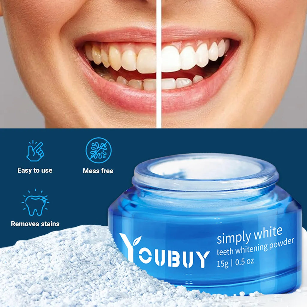 Poudre Éclaircissante pour Blanchir les Dents YOUBUY