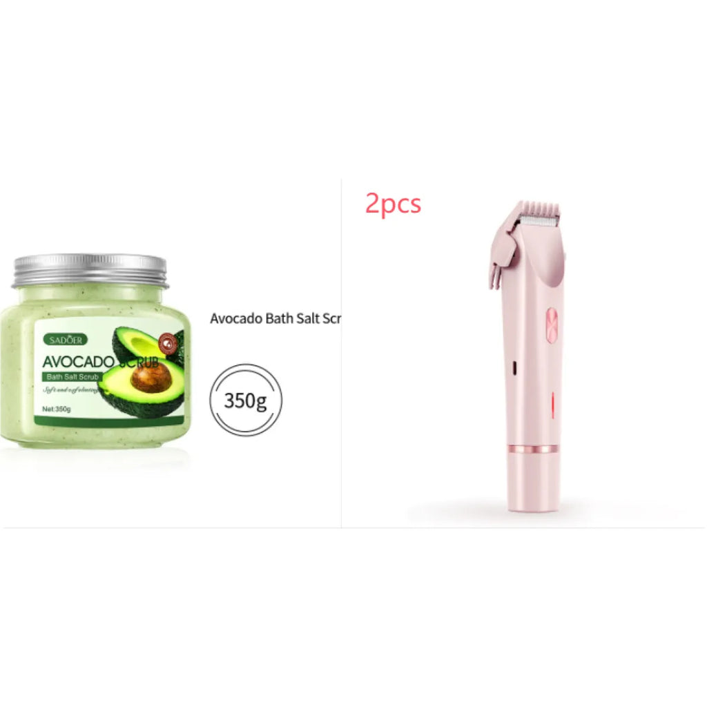 Épilateur et rasoir à double tête pour femme