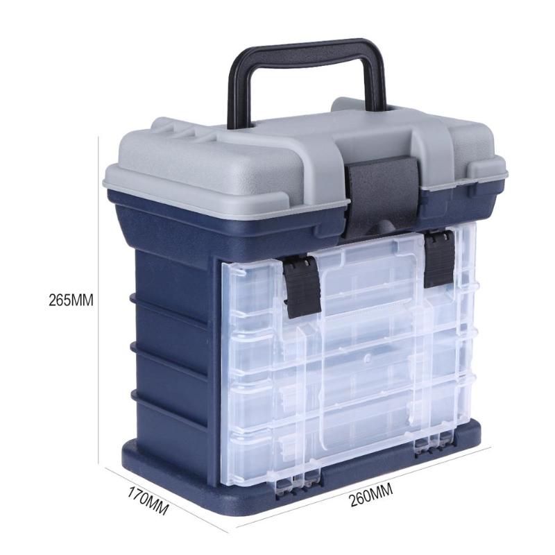 Boîte de rangement multifonctionnelle pour matériel de pêche