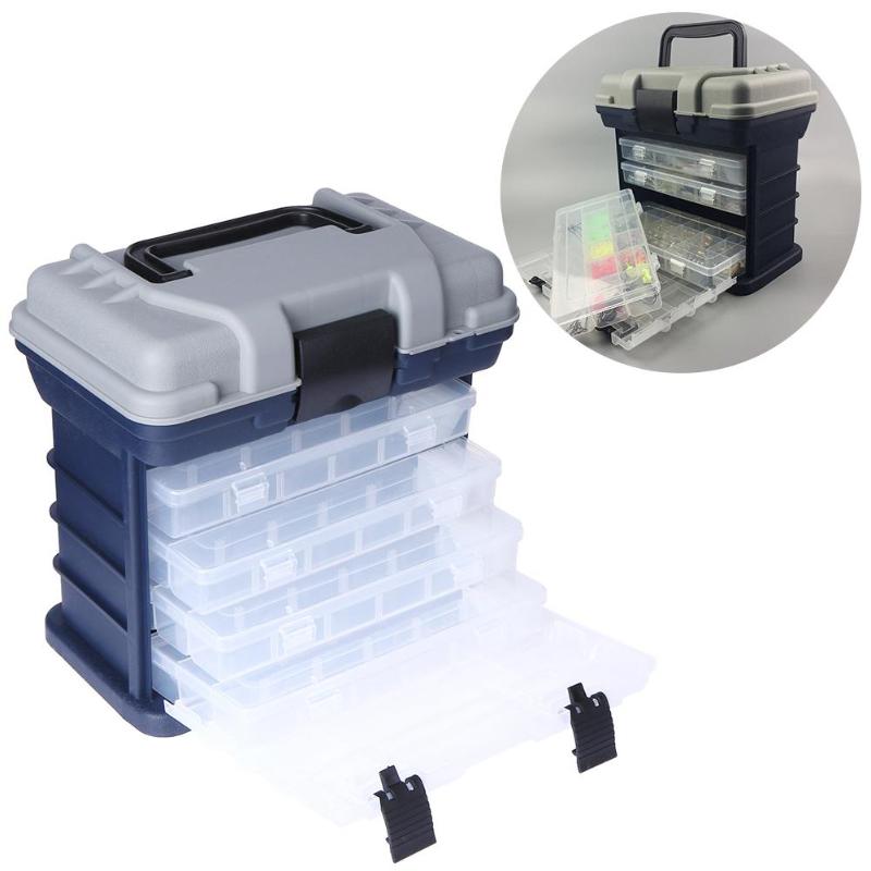 Boîte de rangement multifonctionnelle pour matériel de pêche