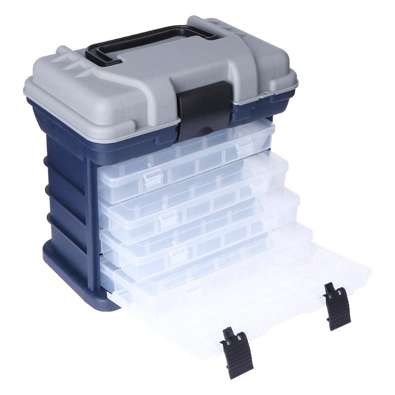 Boîte de rangement multifonctionnelle pour matériel de pêche