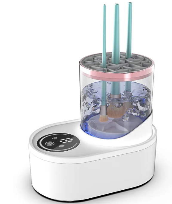 Nettoyeur de pinceaux de maquillage électrique