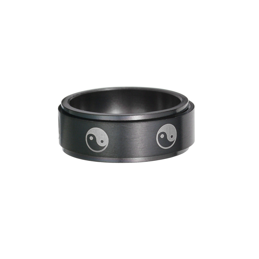 Bague décompression anti-stress en acier inoxydable pour tous