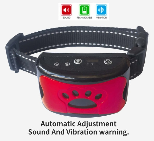 Collier de dressage anti-aboiement ultrasonique pour chien
