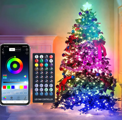 Guirlande lumineuse de Noël télécommandée à fabriquer soi-même