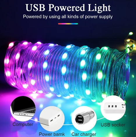 Guirlande lumineuse de Noël télécommandée à fabriquer soi-même