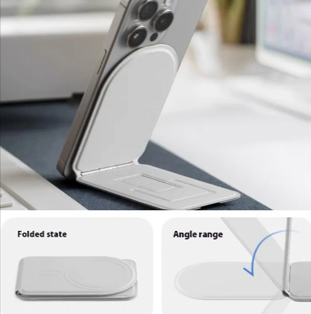 Support de téléphone multifonction en cuir pour selfie