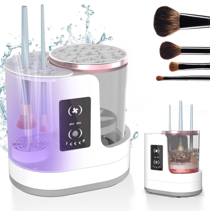 Nettoyeur de pinceaux de maquillage électrique