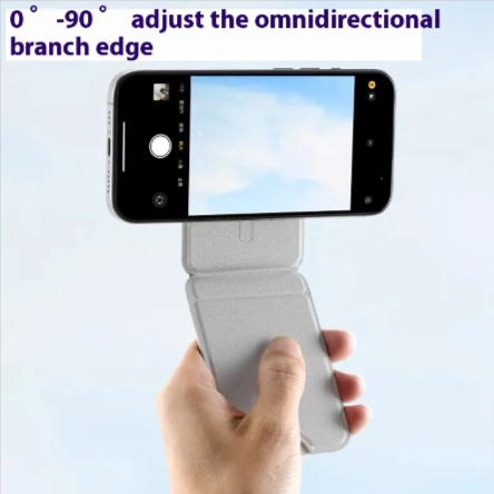 Support de téléphone multifonction en cuir pour selfie