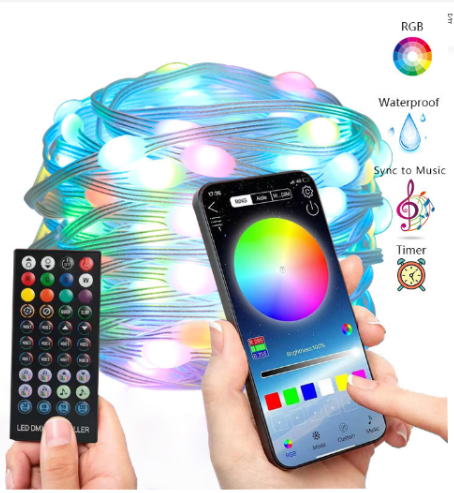 Guirlande lumineuse de Noël télécommandée à fabriquer soi-même